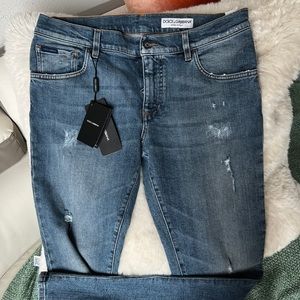 Men Dolce Gabbana Blue Jeans Size 50 (equal to other brands 32/33)